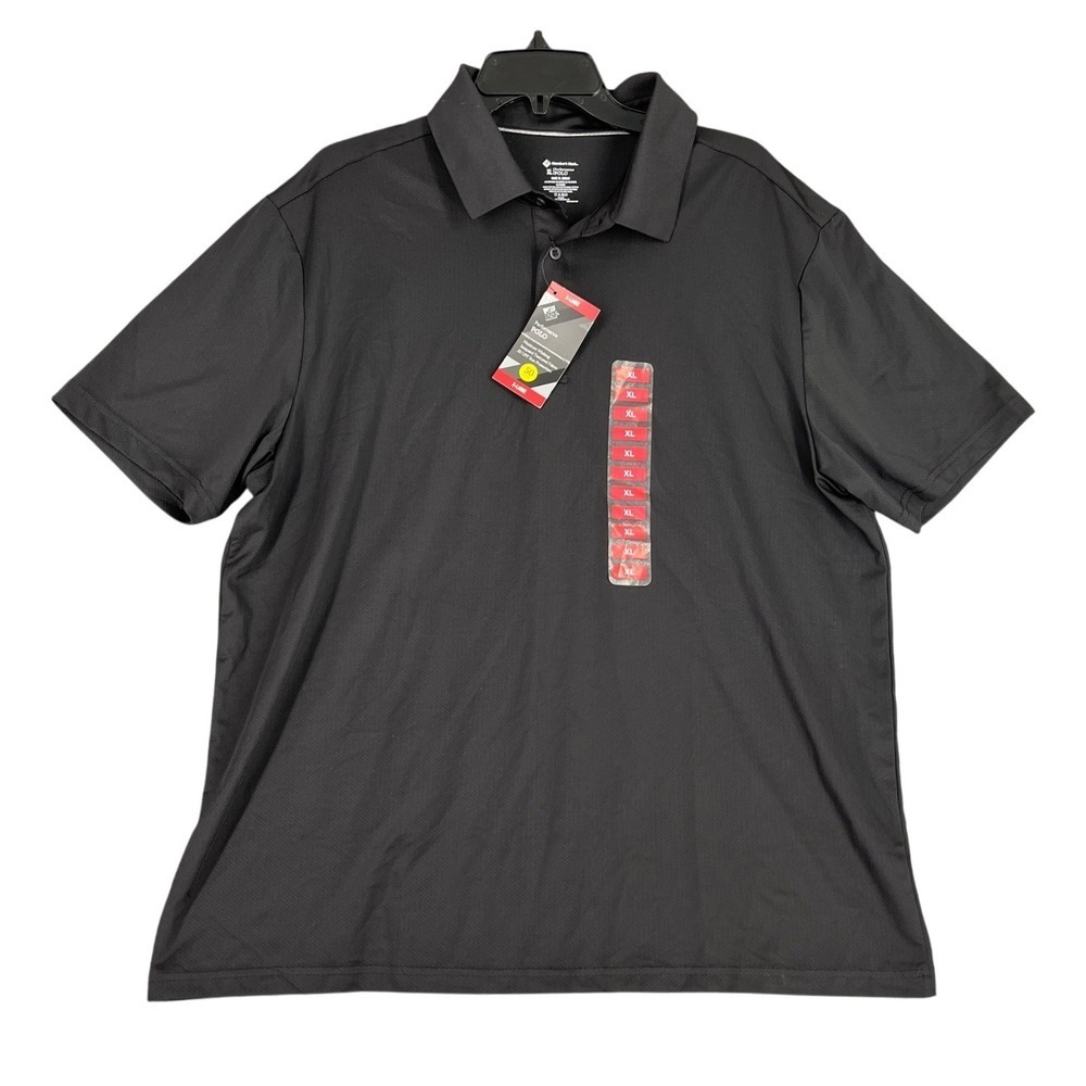 Members Mark Mens XL Performance Polo NWT Elevated Basics Core Travel Edit